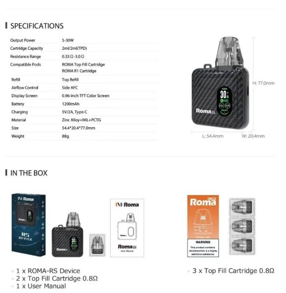 【果汁公園】Roma RS PRO 羅馬 適用XLIM小蠻牛系列 ❀